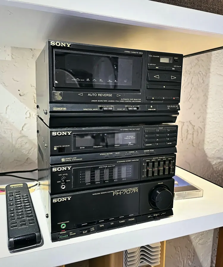 Vintage hi-fi seti